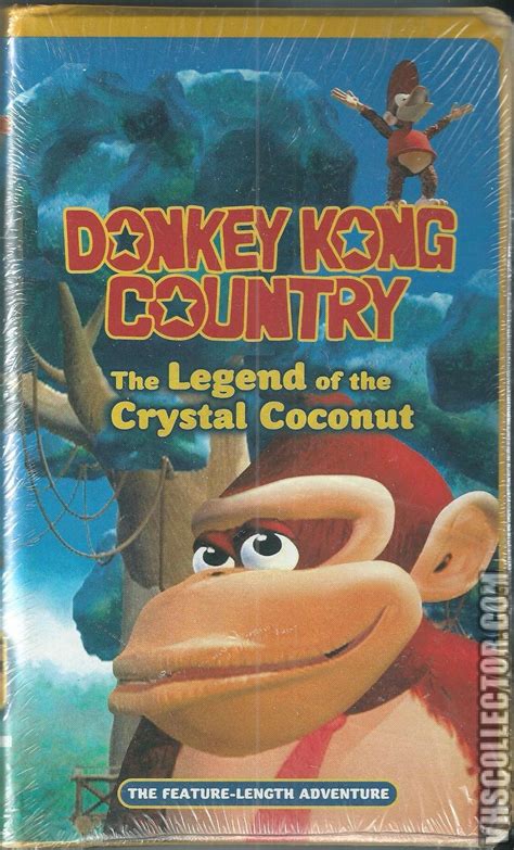 donkey kong country legend of the crystal coconut vhs